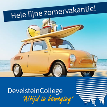 Fijne zomervakantie